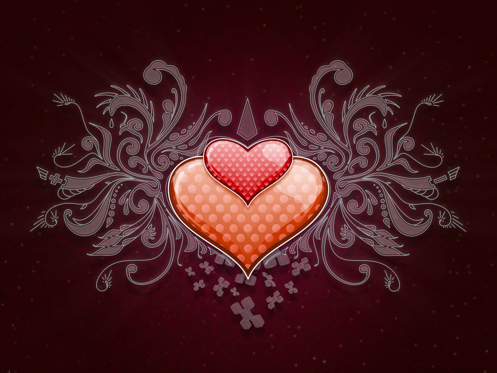 Free Download Wallpapers Of Love Hearts Viewing Gallery 1600x1200 For Your Desktop Mobile 1112