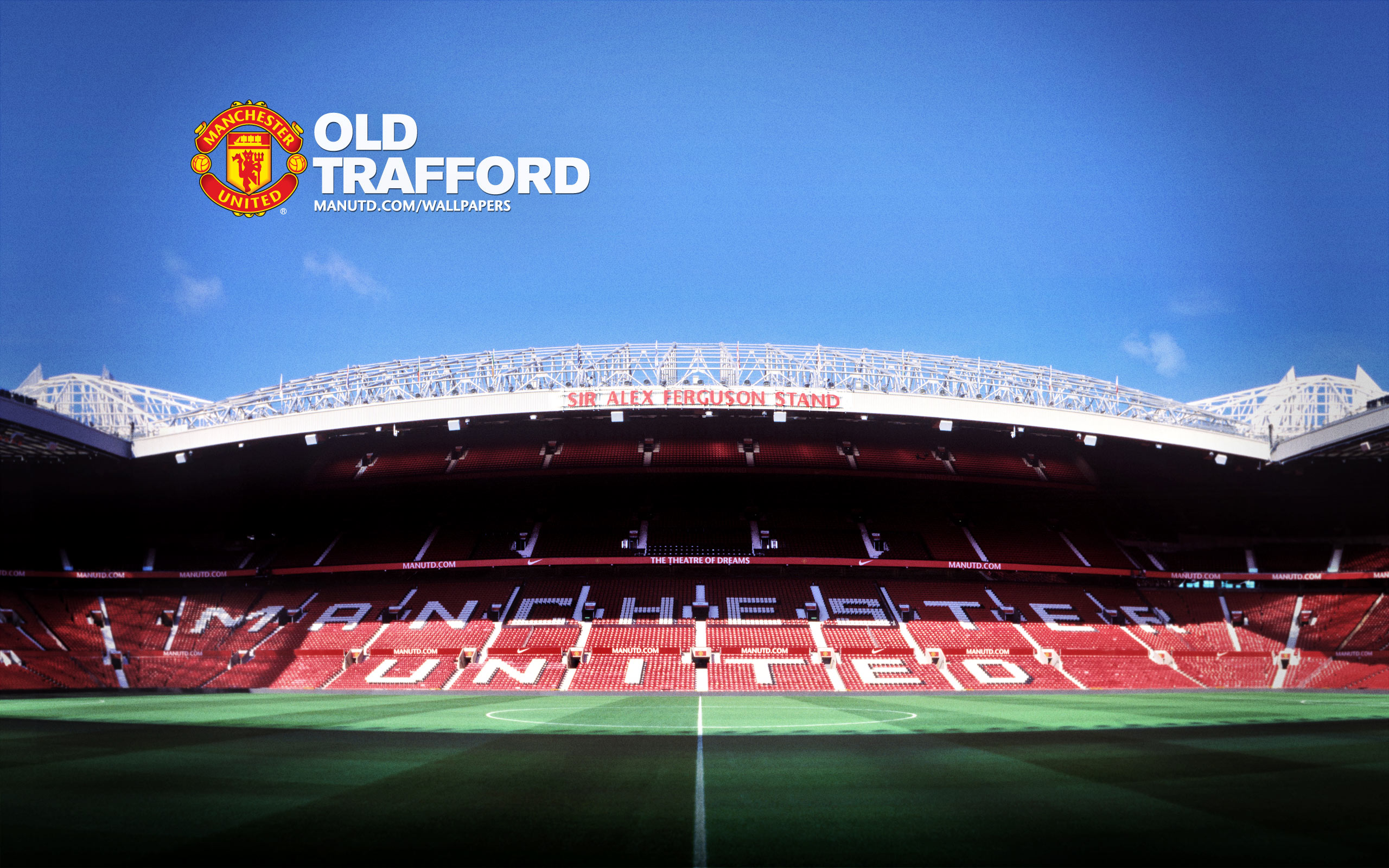 Free download Old Trafford Wallpaper 2012 2013 SAF Stand [2560x1600