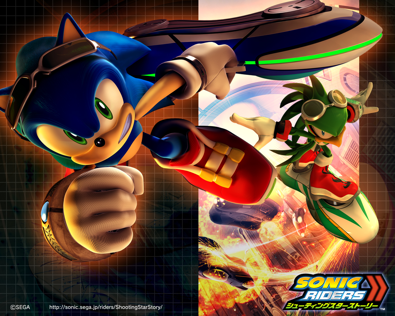 Free download Wallpapers Sonic Riders Zero Gravity [1280x1024] for your ...