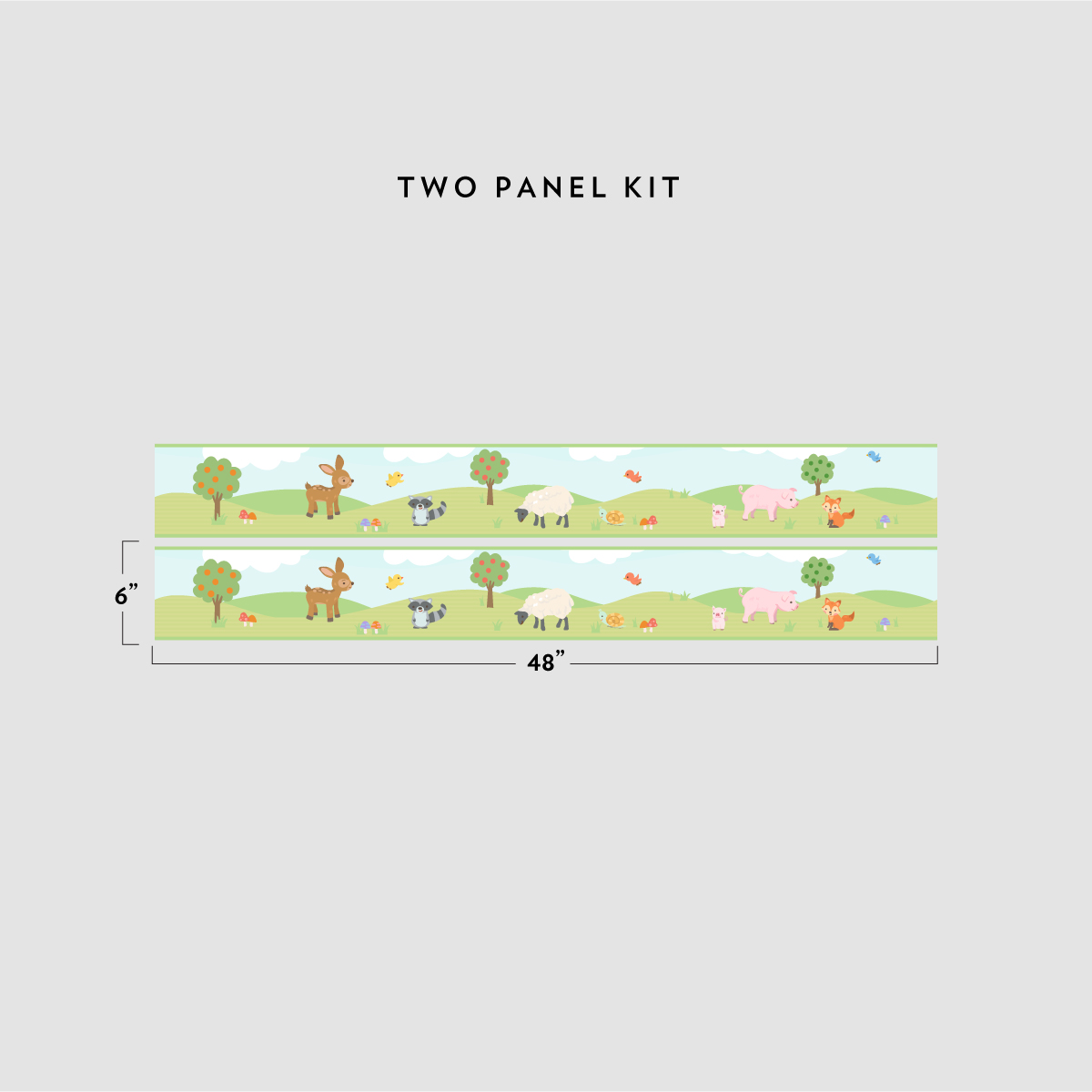 Free download Woodland Removable Border Kit [1200x1200] for your