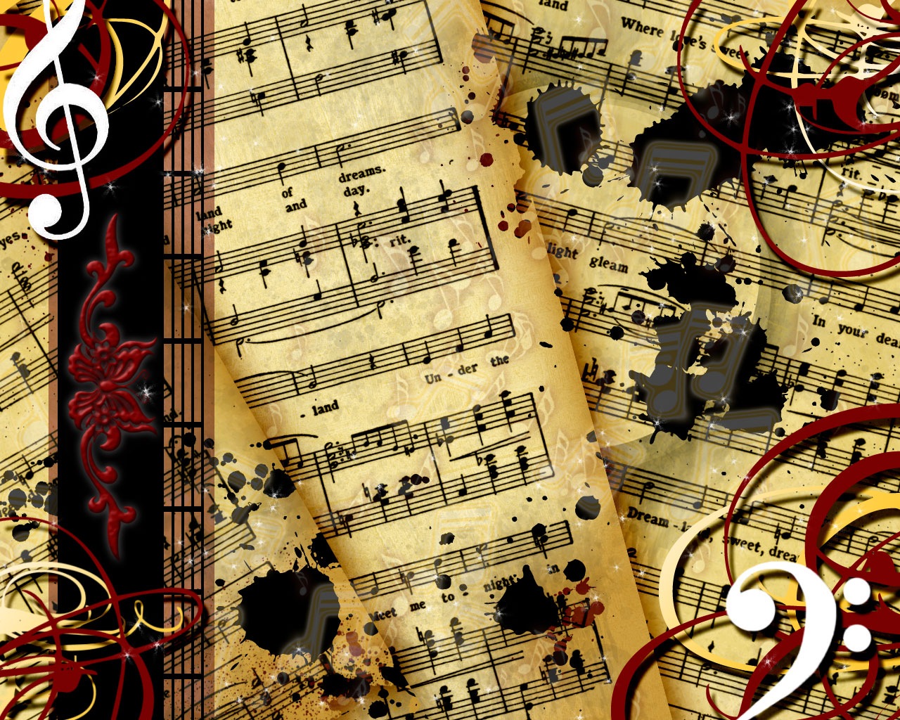 sheet music desktop wallpaper