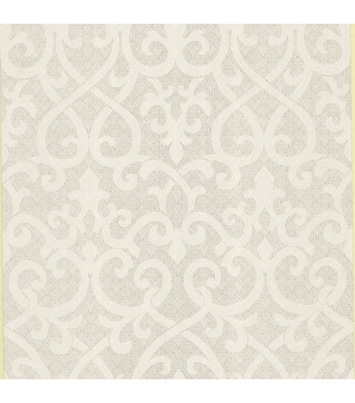 Free download Giselle Champagne Ironwork Damask Wallpaper Sample JOANN