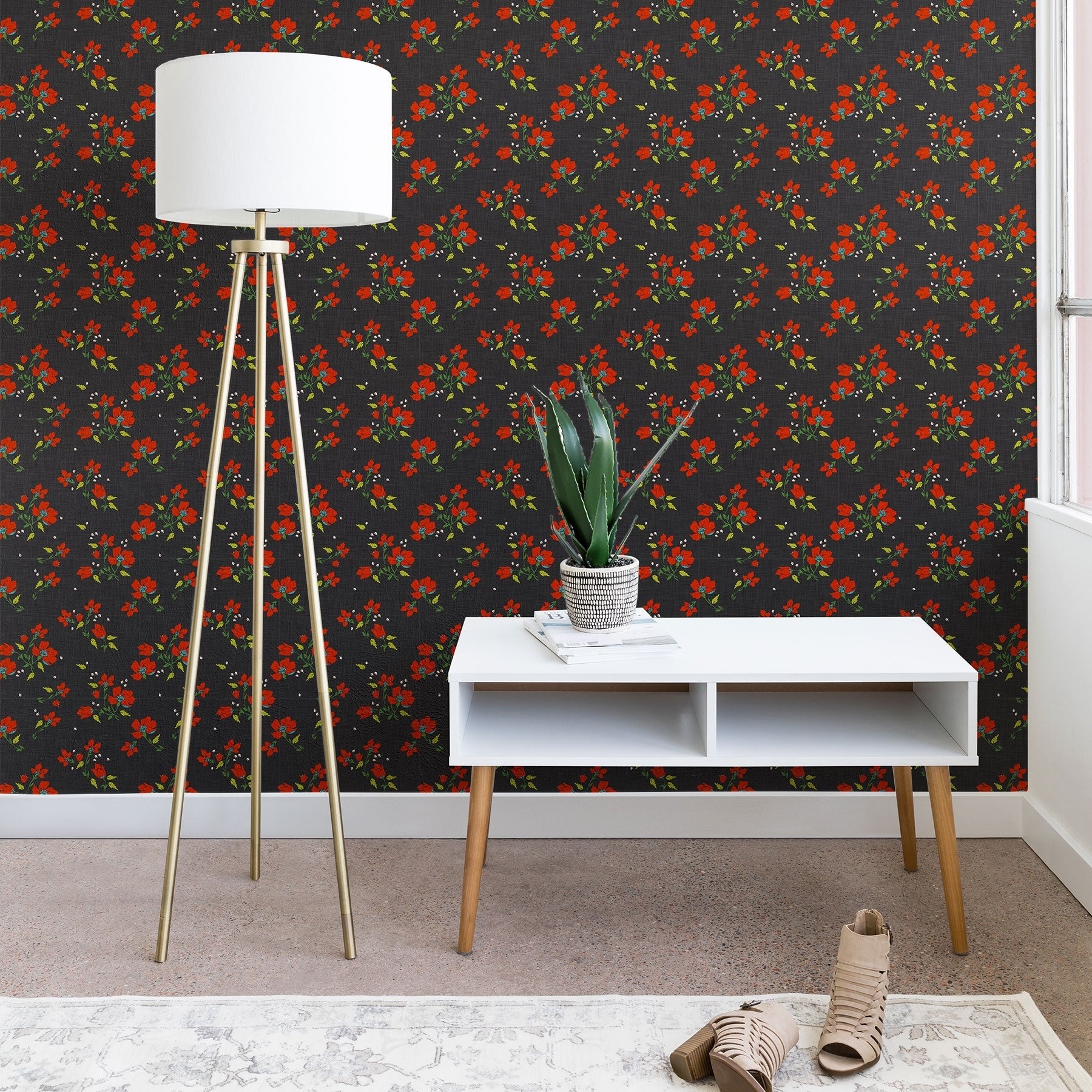 Free download Shop Holli Zollinger Bohemian Farmhouse Floral Wallpaper