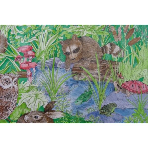 Free download large border animals in the forest product code lg forest