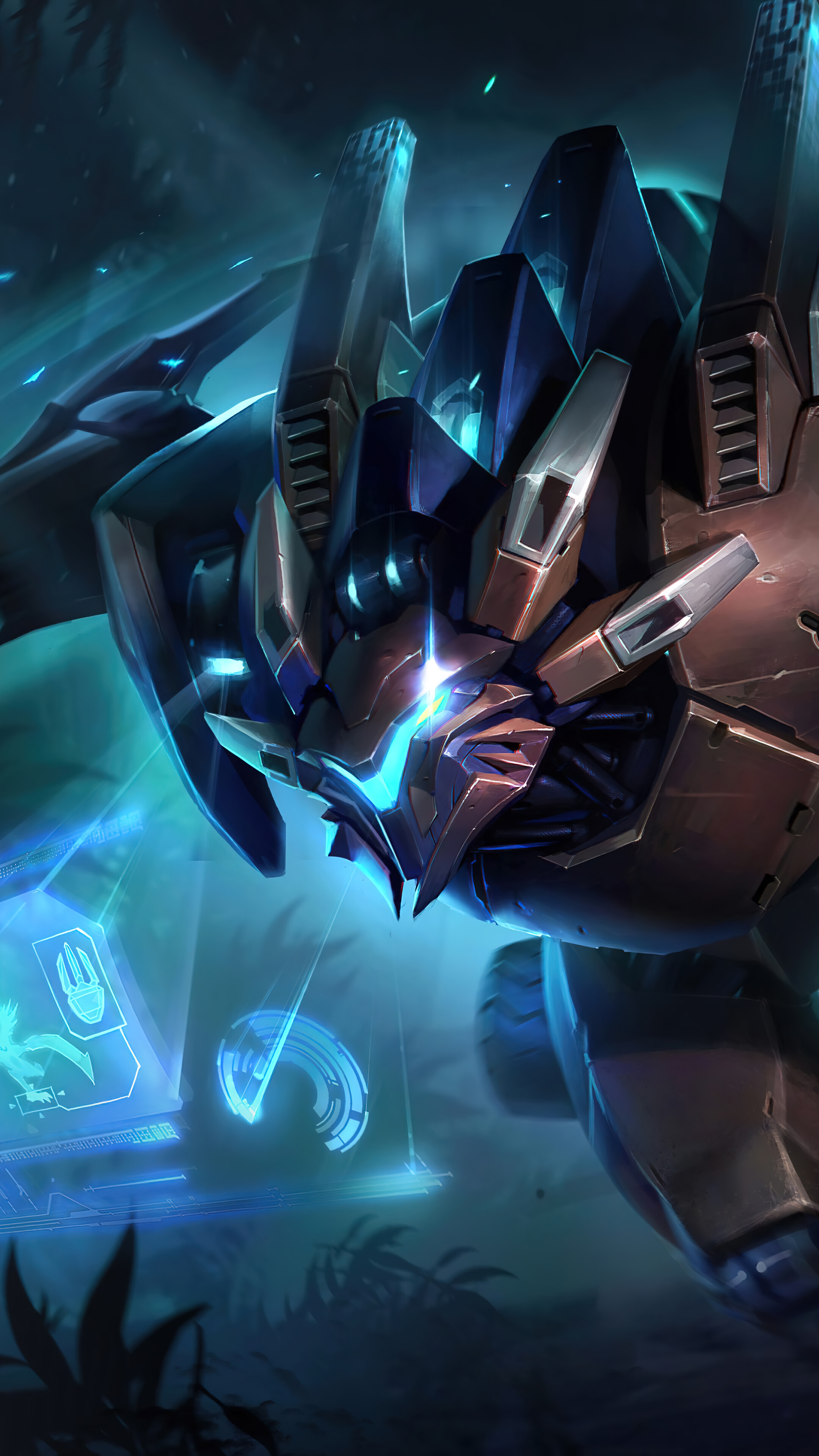 Free download Rengar Mecha Skin Wallpaper iPhone Phone 4K 9611e