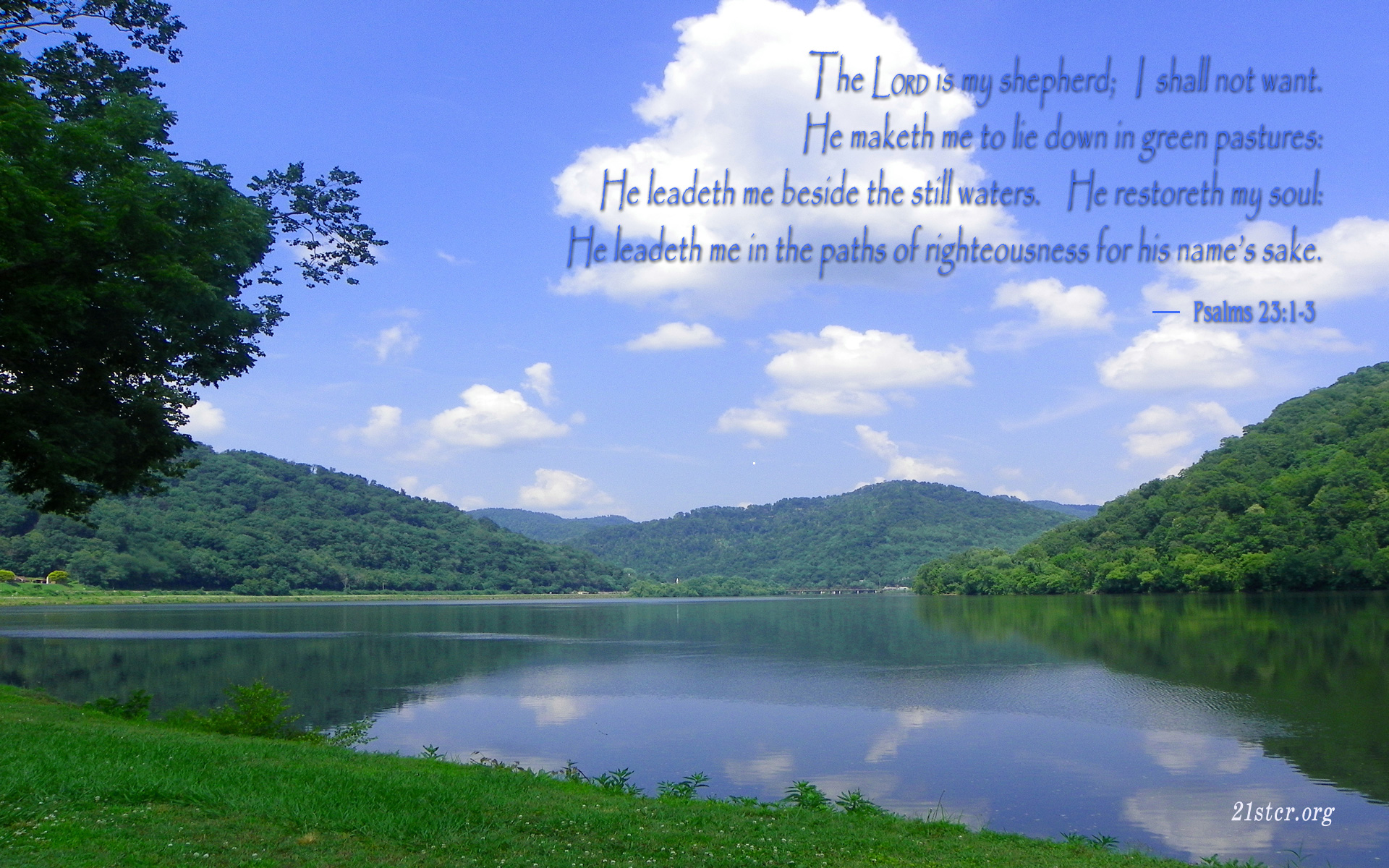 Free download psalms 231 3 quotable quote wallpaper 21st century