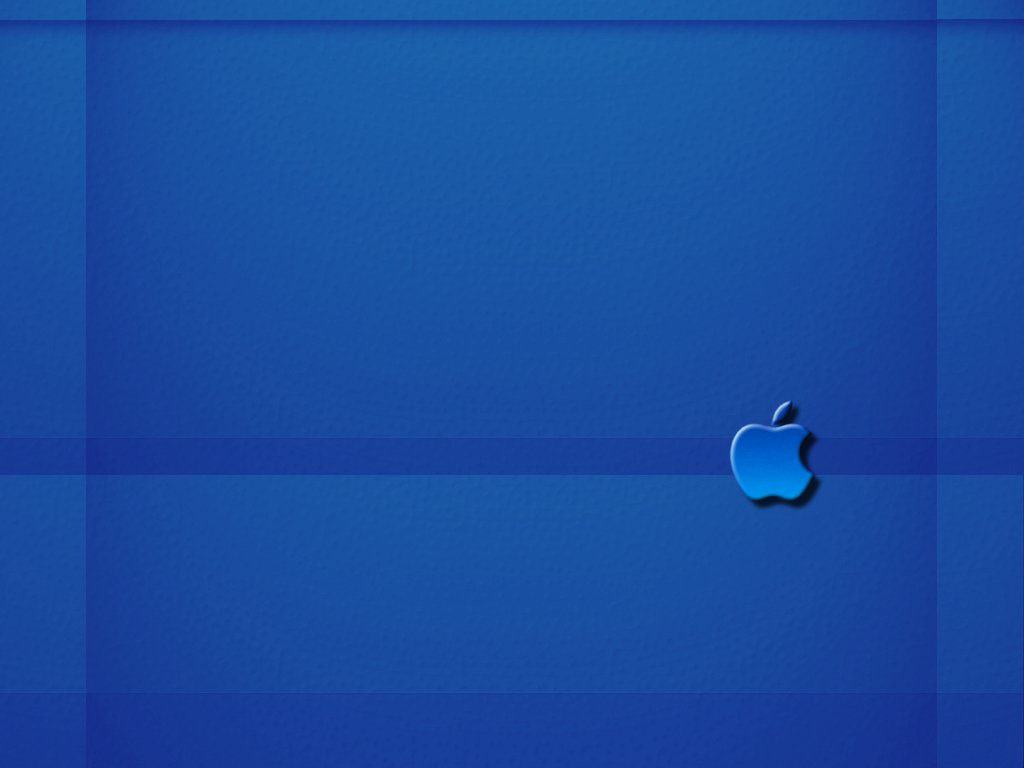 Free download Wallpapers Backgrounds blue apple mac wallpaper [1024x768